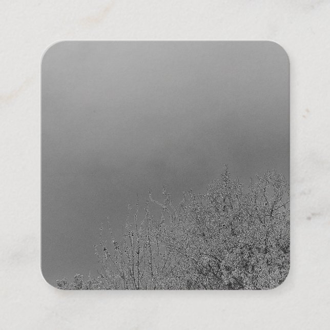 Quadrado ESTILO cartão de visita ART&DESIGN (Frente)