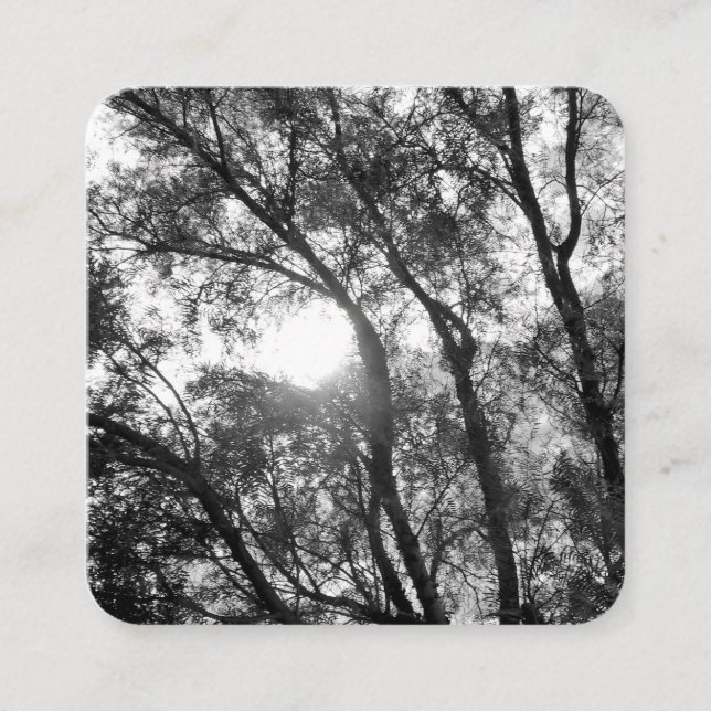 Quadrado ESTILO cartão de visita ART&DESIGN (Frente)