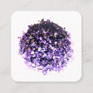 Quadrado ESTILO cartão de visita CRYSTAL DESIGN