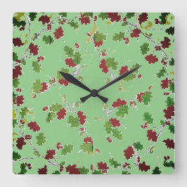 Quadrado ESTILO DESIGN do relógio da parede