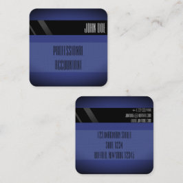 Quadrado "Estilo do Cartão de Crédito Cartão de visita nº 1