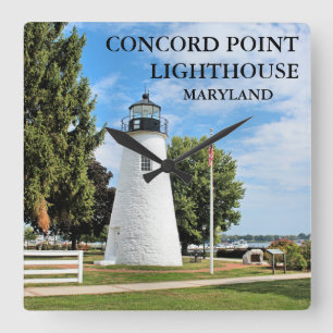 Quadrado Farol Concord Point, Relógio de Muro de Maryland