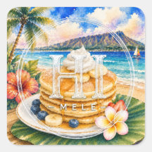 HIMELE Adesivo Little Hawaiʻi — Panqueca