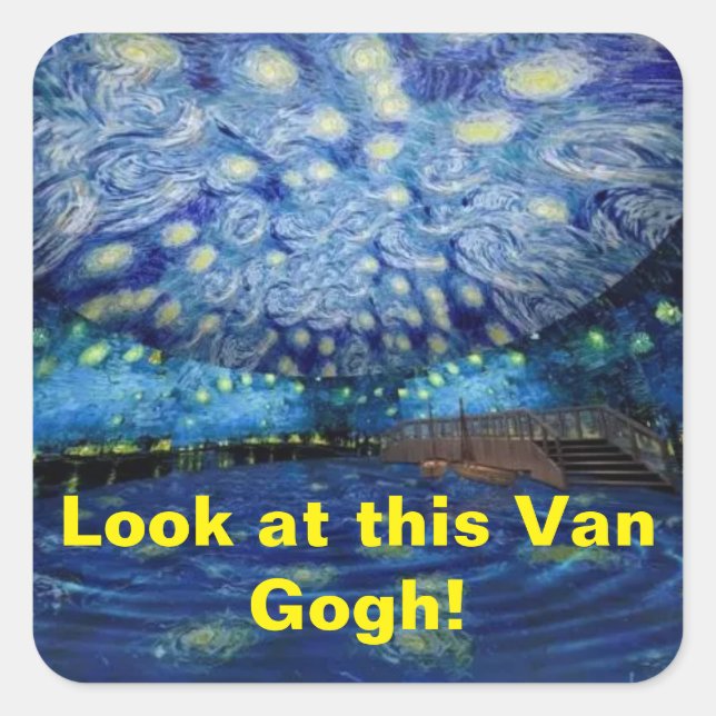 Quadrado Humor, adesivo engraçado para uma carrinha (Frente)