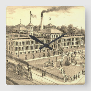 Quadrado Imagem 1871 da fábrica do relógio de Elgin Elgin