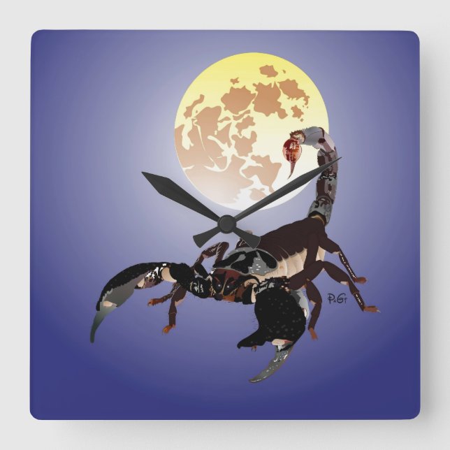 Quadrado Lacrau relógio (Frente)