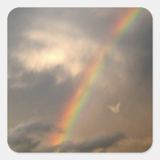 Quadrado No adesivo leve (céu azul)