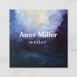 Quadrado O contemporâneo tende o cartão de visita