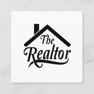 Quadrado O Realtor Real Rstate Agent Cartão de visita