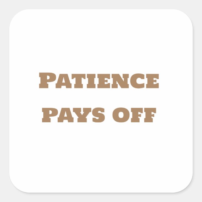 Quadrado Pagamento do adesivo (Frente)