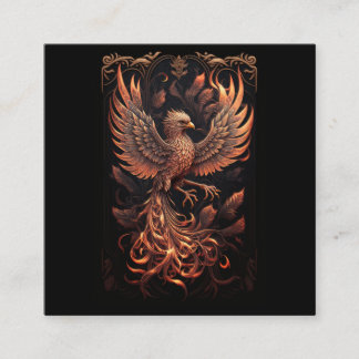 Quadrado phonix Cartão de visita