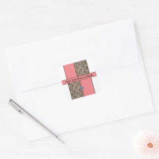 Quadrado Praça do adesivo (Peach LED S.C.C.)SDCs ©️ 2023