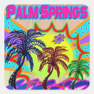 Quadrado Primavera Palm Adesivo Eterno