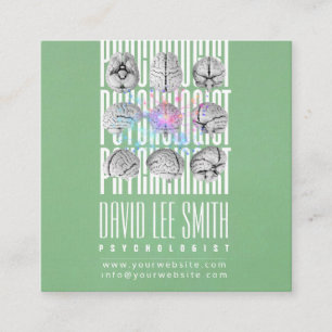 Quadrado Psicóloga Tipografyc cartão de visita