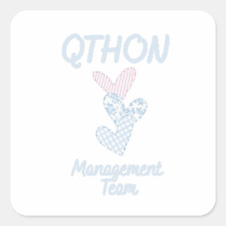 Quadrado QTHON Management Adesivo