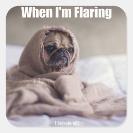 Quadrado Quando estou a desfazer o adesivo de fibromialgia