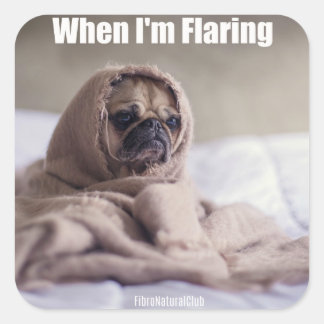 Quadrado Quando estou a desfazer o adesivo de fibromialgia