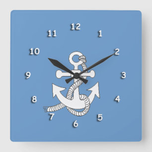 Quadrado Relógio - Âncora de Entrega