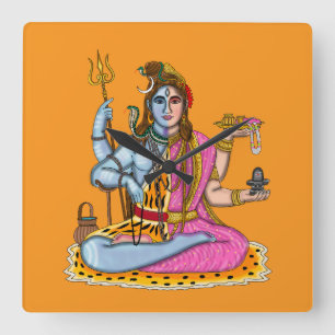 Quadrado Relógio Ardhanarishvara