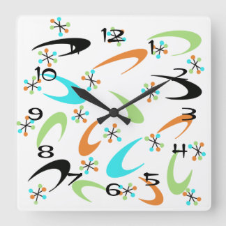 Quadrado Relógio atômico do século médio