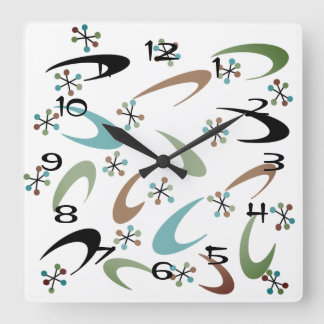 Quadrado Relógio atômico do século médio