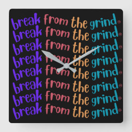 Quadrado Relógio BFTG de 8 Linhas