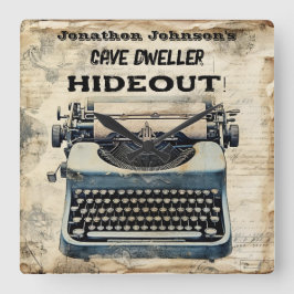 Quadrado Relógio da Máquina de Digitalização das Cavernas