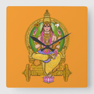 Quadrado Relógio de Astrologia do Senhor Sol (Surya)