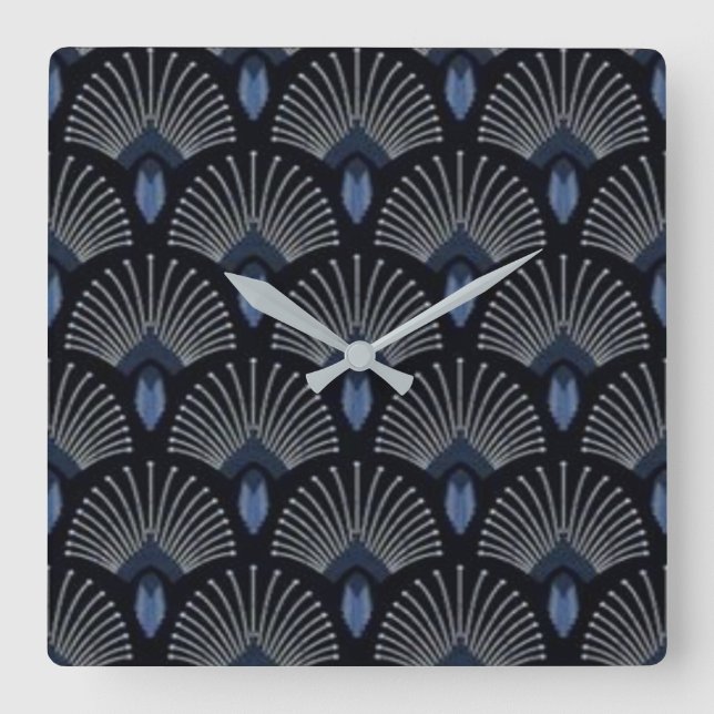 Quadrado Relógio de Design do ventilador da Deco de Arte Az (Frente)