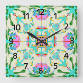 Quadrado Relógio de Estilo Vitoriano de Edimburgo