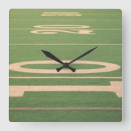 Quadrado Relógio de Futebol da Zona Vermelha