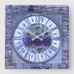 Quadrado Relógio de Galinhas