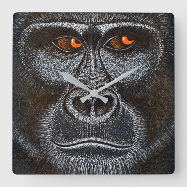 Quadrado Relógio De Gorila (Frente)