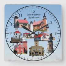 Relógio de Luzes Superiores do Lago