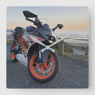 Quadrado Relógio de motocicleta KTM