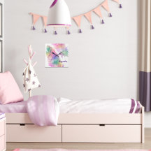 Relógio de Penas do Arco-Íris hipster