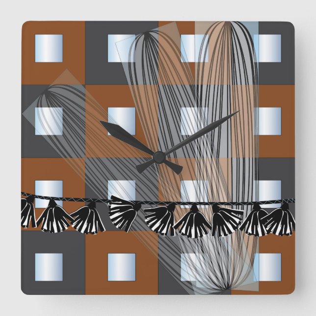 Quadrado Relógio de Praças Ikea Mirrors (Frente)