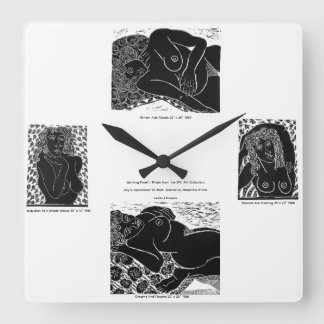 Quadrado Relógio de Prova Funcional por Leslie J Fawkes