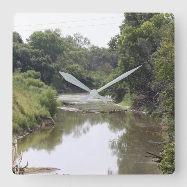 Quadrado Relógio De Riverview (Frente)