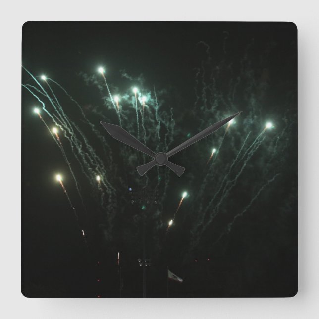 Quadrado Relógio do Fireworks (Frente)