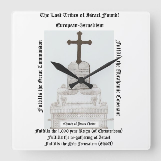 Quadrado relógio do Patrimônio Cristão (Frente)