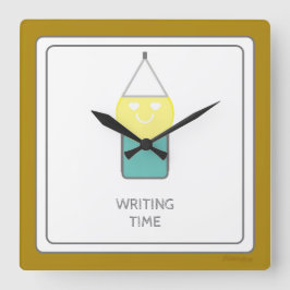 Quadrado Relógio do Tempo escrevendo pela Poeta Adiela Akoo