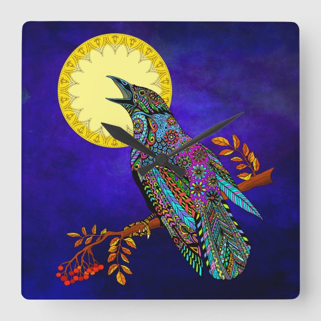 Quadrado Relógio Elétrico (Frente)