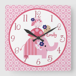 Quadrado Relógio Empilhado Ellie/Ella Ella Personalizado