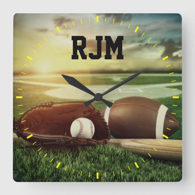 Quadrado Relógio esportivo - SRF (Frente)