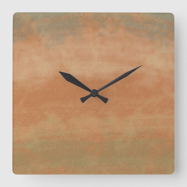 Quadrado Relógio estilo sudoeste (Frente)