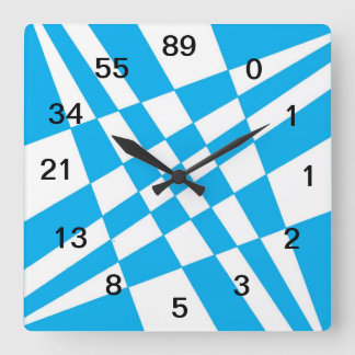 Quadrado Relógio Fibonacci c/números