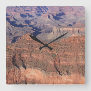 Quadrado Relógio Grand Canyon (colorido brilhante)
