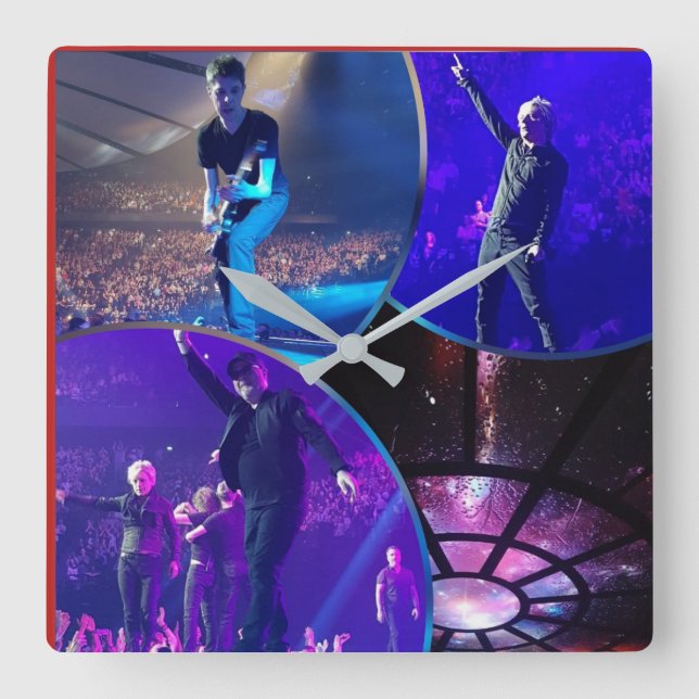 QUADRADO RELÓGIO INDOCHINE ACRÍLICO (Frente)