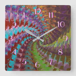 Quadrado Relógio      Inverso Girando